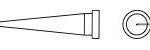 LT1L Weller Soldering Iron Tip, Conical Long, Ø 0,2 mm - Image 2
