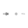 R06, Round Nozzle for HAP 1 and HAP 200, Ø 3.0 mm