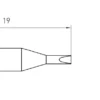 RT3MS, Weller RT Micro Soldering Tip, Chisel Ø 1,3 x 0,4 mm, MIL-SPEC - Image 3