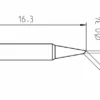 RTPS 004 B MS, Weller RTPS Pico Tip, Bevel Cut Ø 0,4 mm, MIL-SPEC - Image 4