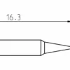 RTPS 002 S NW MS, Weller RTPS Pico Tip, Chisel Ø 0.2 × 0.1 mm, MIL-SPEC, not Wettable - Image 3
